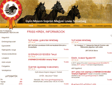 Tablet Screenshot of gymsmlovasszovetseg.hu
